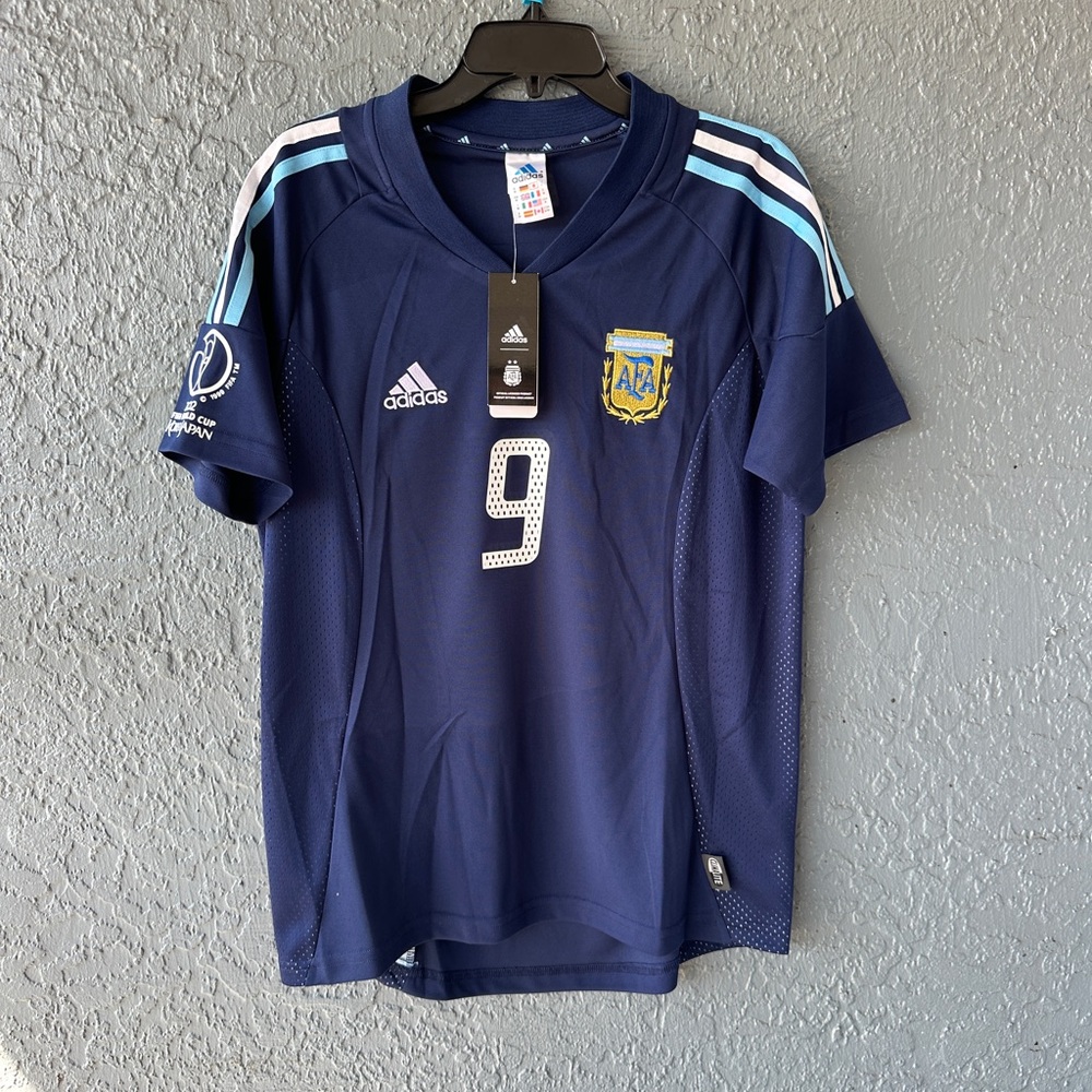 Argentina Batistuta Jersey 2002 blue